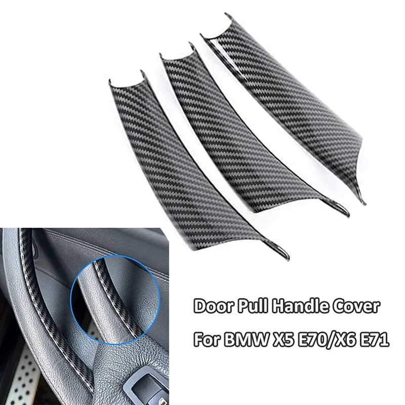 The Interior Door Trim Panel Decorative Cover Suitable For BMW X5 E70 X6 E71 2006-2013