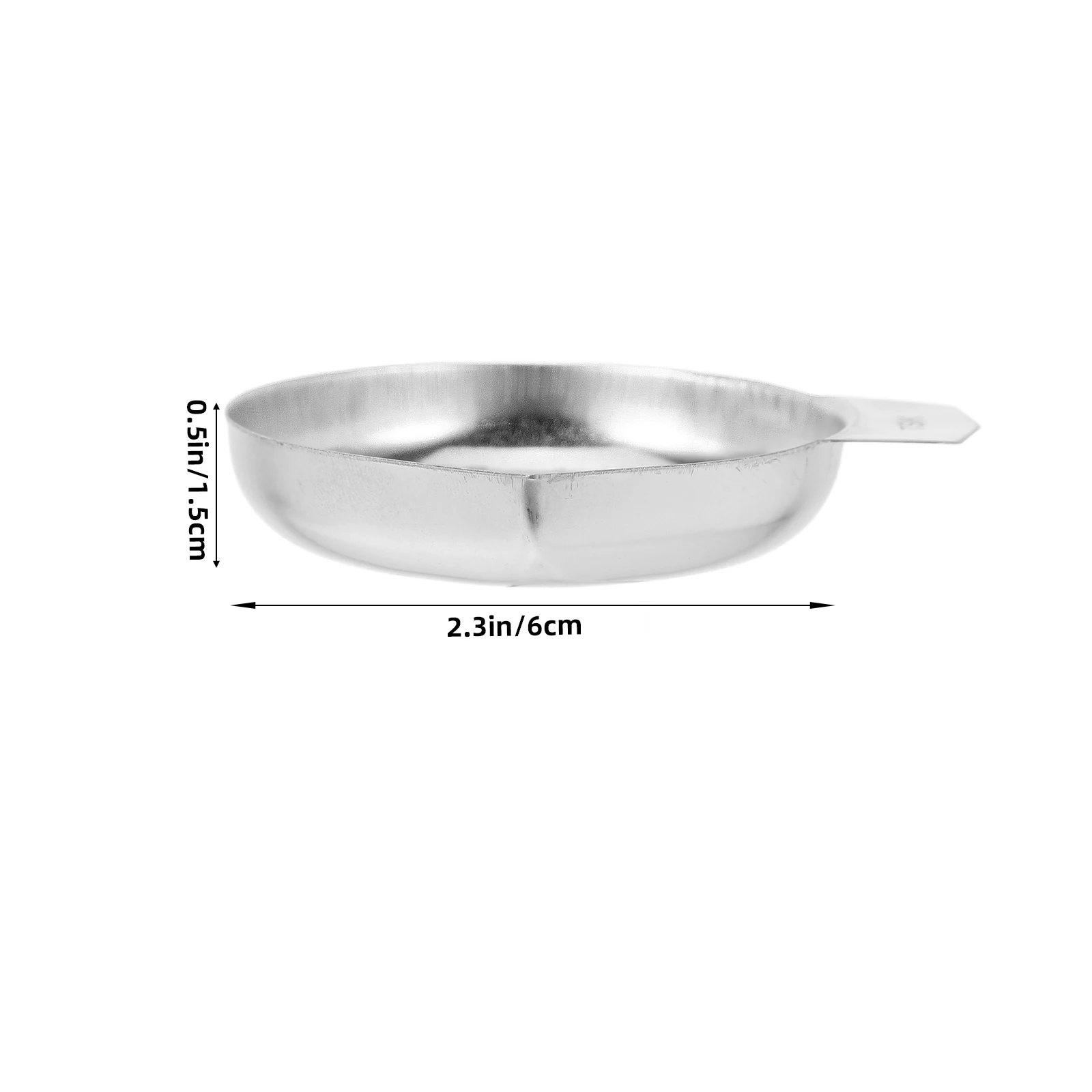 2pcs Stainless Steel Scale Pan Weighing Tray for Jewelry Electronic Scales Small Items Measurement Tool Household Use