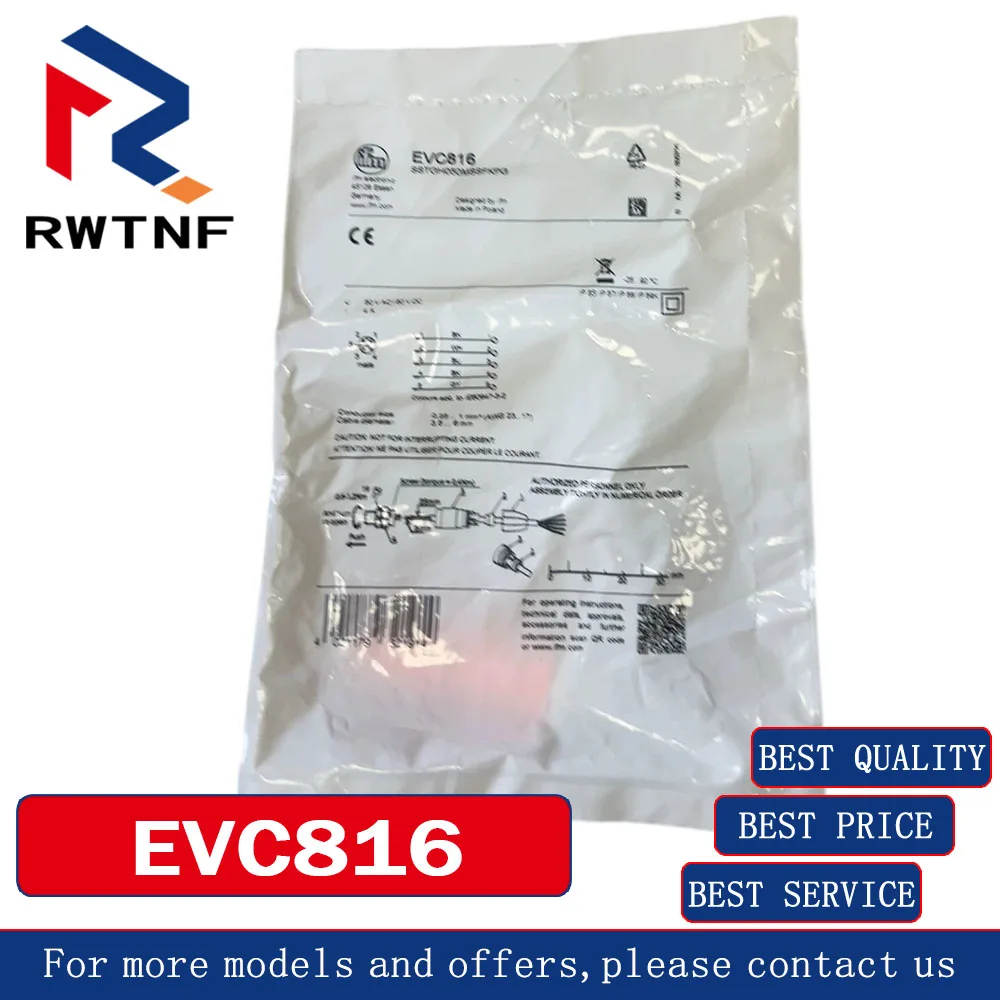 Brand New Genuine EVC816 IFM sensor connection plug,100% original warehouse stock