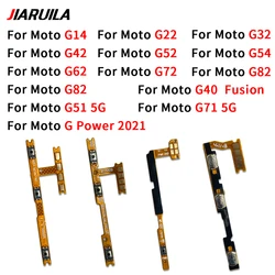 Power Switch On/Off Button Volume Key Button Flex Cable For Moto G14 G22 G32 G42 G40 Fusion G52  G54 G62 G71 5G G72 G82 G84 G51