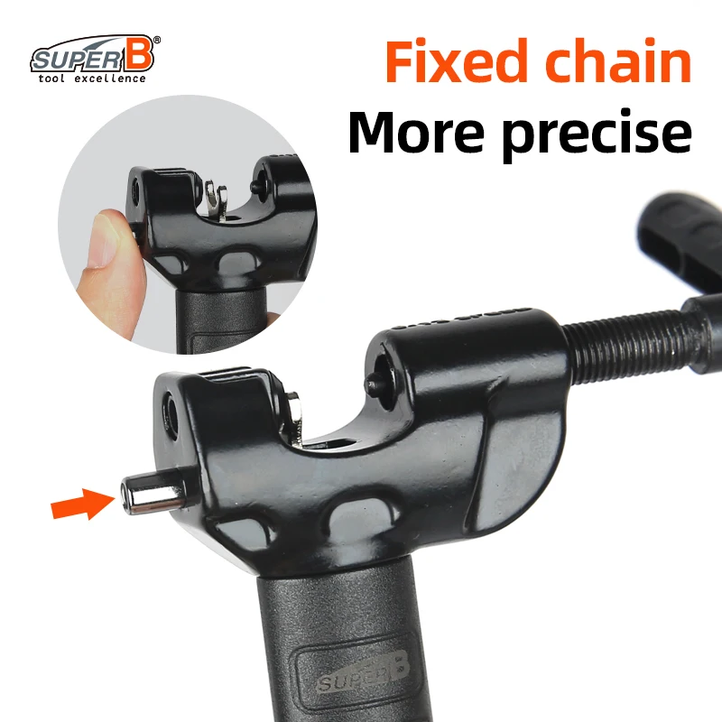 SUPER B TB-3381 Bicycle Chain Pin Remover Road Cycling Link Breaker Splitter MTB Cycle Repair Tool Mountain Bike Chain Extractor