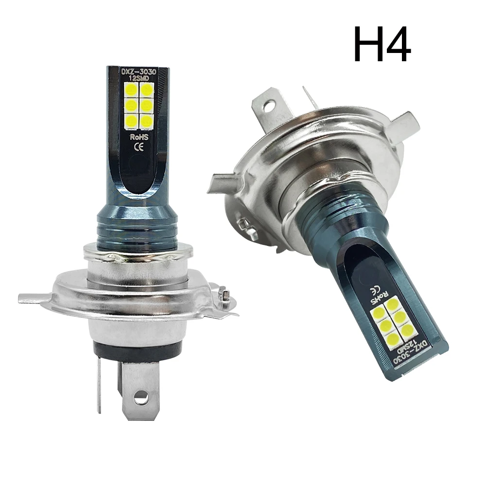 2Pcs H4 H7 LED Headlight H11 H8 H9 H1 H3 Car Fog Light LED Bulbs 9005 9006 Hb3 Hb4 Auto Driving Running Lamps 12000LM 12V 6000K