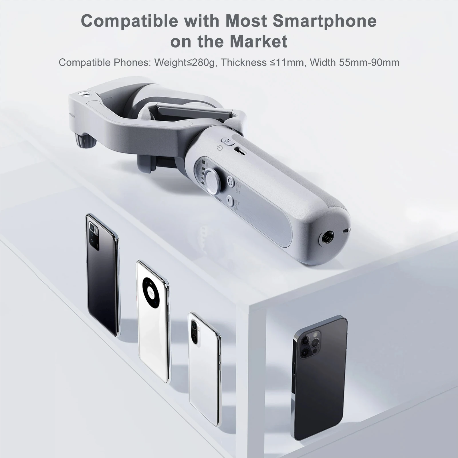 ISteady XE 3-Axis الهاتف الذكي Gimbal Stabilizer الهاتف المحمول Vlog Gimbal المضادة للاهتزاز آيفون 14/13/12/11 أندرويد الهاتف 2025