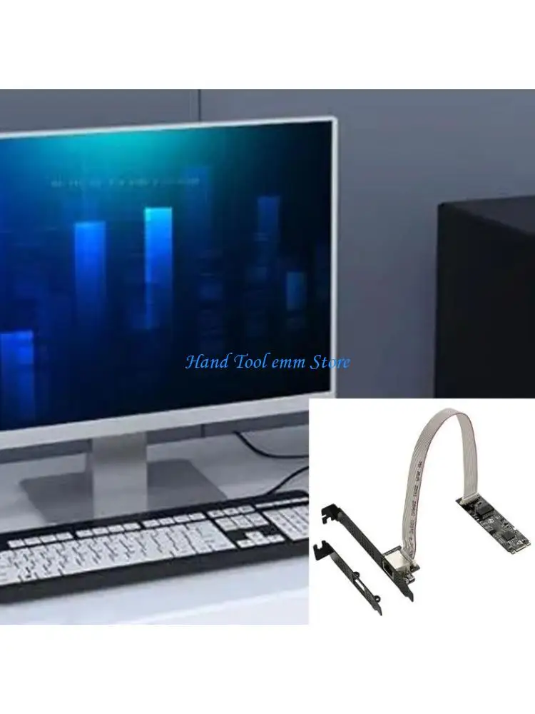 

H37F Ключ к сетевой карте PCIE RTL8126 Gigabits Ethernets Networking
