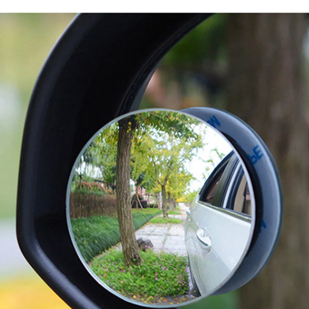 

2 Piece Blind Spot Mirror 360 Degree Rotatable 170 Degree Wide Angle Round Convex Adjustable Rear View Mirror Car Suv Truck