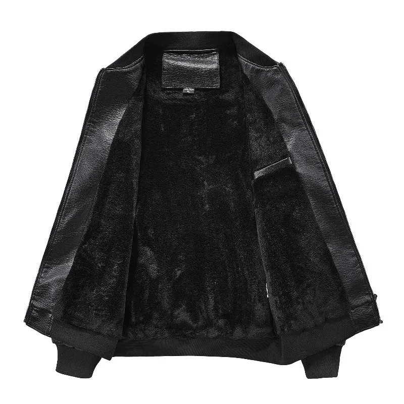 

Spring and Autumn Cycling Sports Fashion Trend Windproof Breathable Imitation Leather Jacket High-quality Comfortable Warm Top