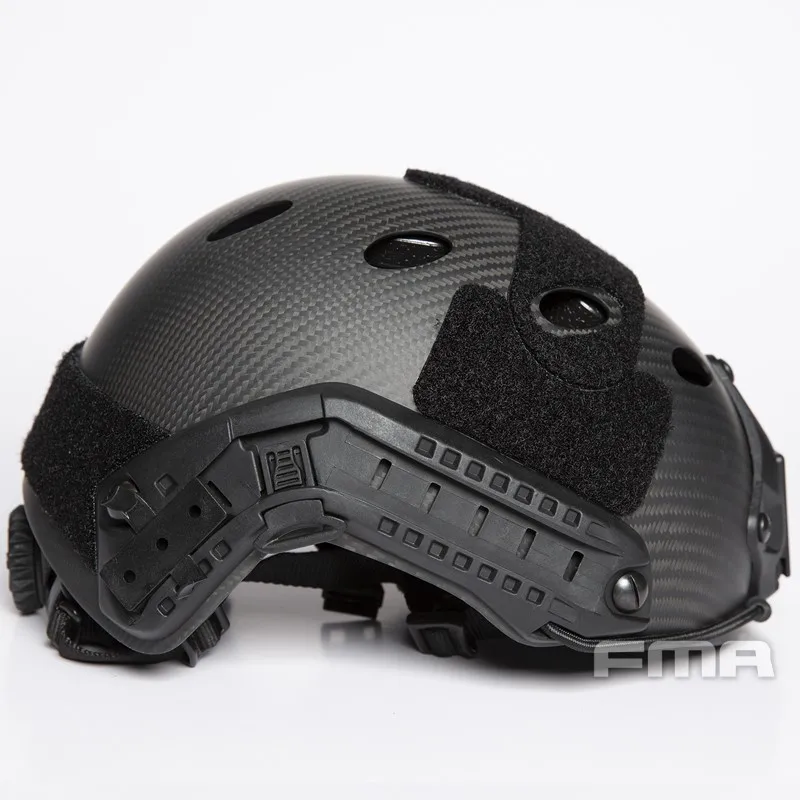 FMA Casco carbon táctico Airsoft Paintball ligero transpirable