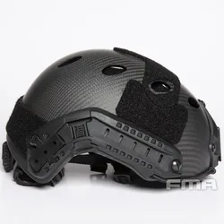 FMA Casco carbon táctico Airsoft Paintball ligero transpirable