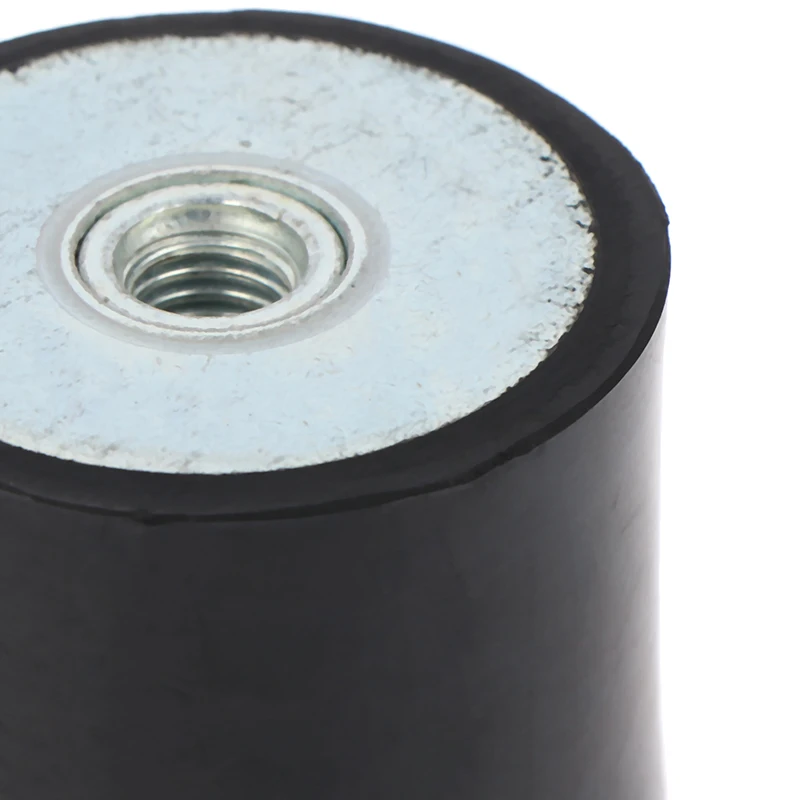 M4 M8 Female Thread Rubber Shock Absorber Anti Vibration Pad Damper-Metal Silentblock Type DD Rubber Mount Flat Base Block New