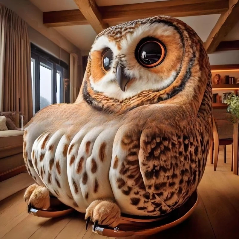 Internet celebridade coruja sofá sala de estar móveis bidimensional sofá quarto cama criatividade