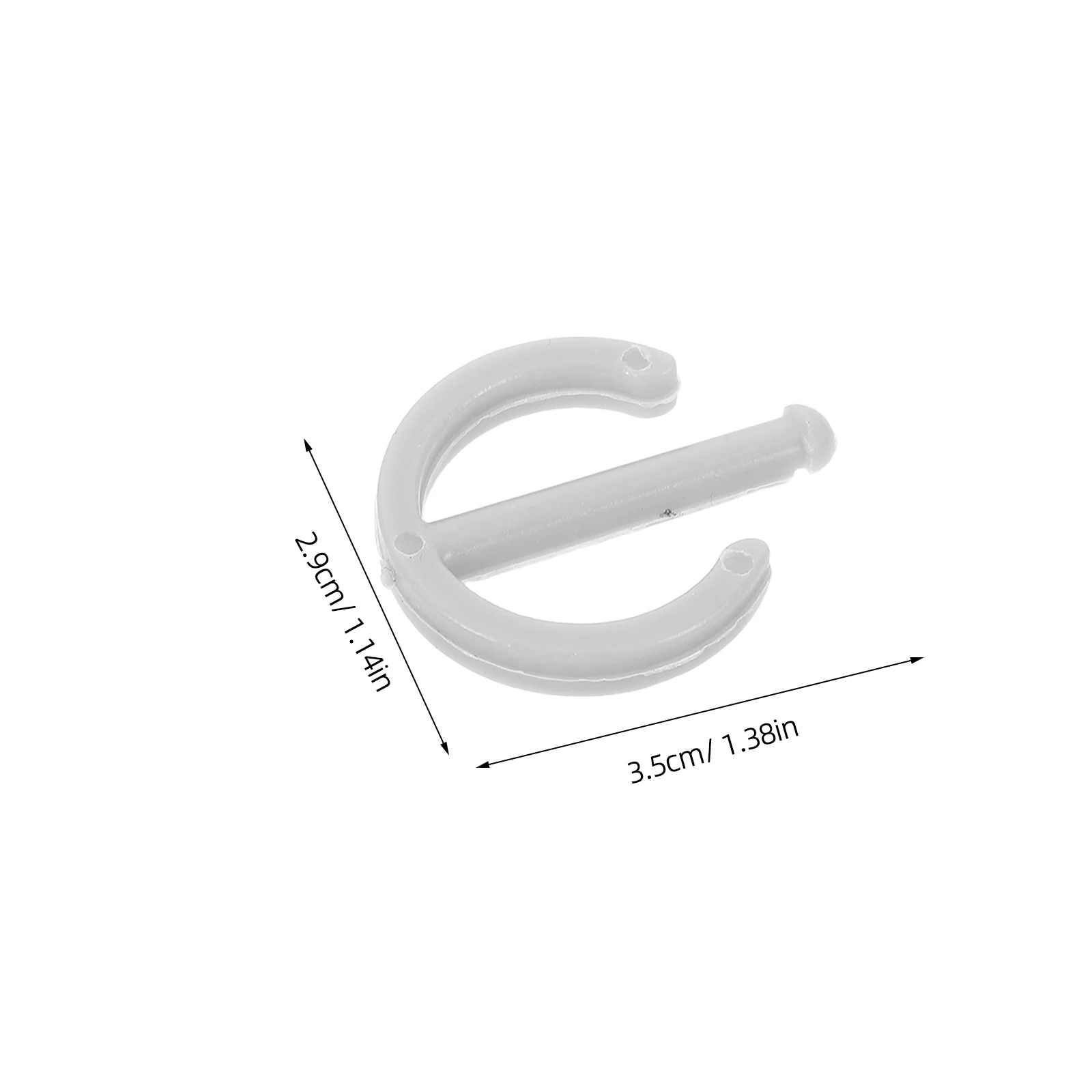 4Pcs Swing Rail Stabilizer Buckle Non Slip Plastic Grip Secure Fastener Replacement Parts for Swing Set Slide Safety Attachment