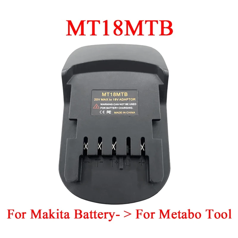 

MT18MTB Adapter for Makita 18V Li-ion Battery Converted To for Metabo 18V Power Tools Use Replacement Adapter for Metabo Battery