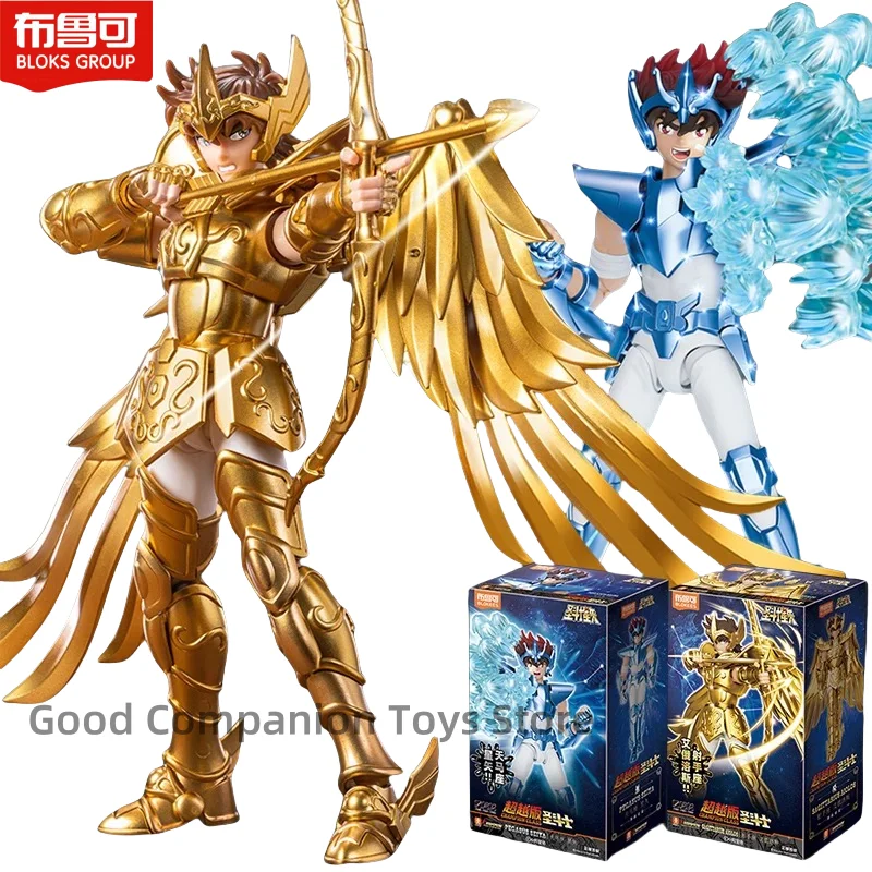 

New Blokees Saint Seiya Champion Class Sagittarius Aiolos Pegasus Seiya Anime Model Action Figure Assemble Toys Gifts