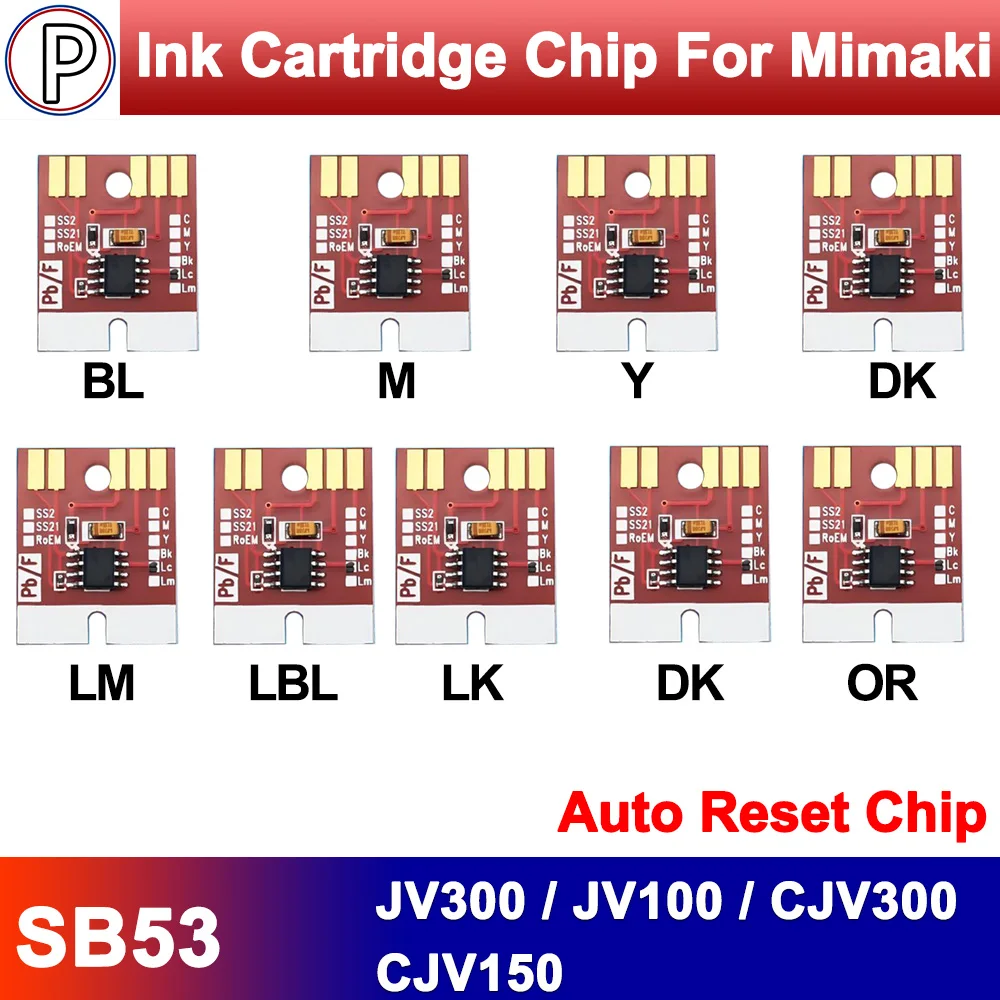 

Mimaki SB53 Ink Cartridge Auto Reset ARC Chip for Mimaki JV300 JV150 CJV150 CJV300 Permanent Chip