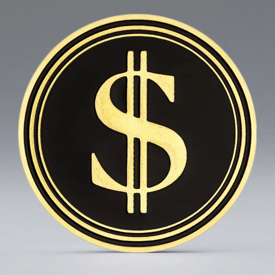 

Новая позолоченная виртуальная монета Bitcoin в новом стиле, коллекционная криптовалютная монета Doge