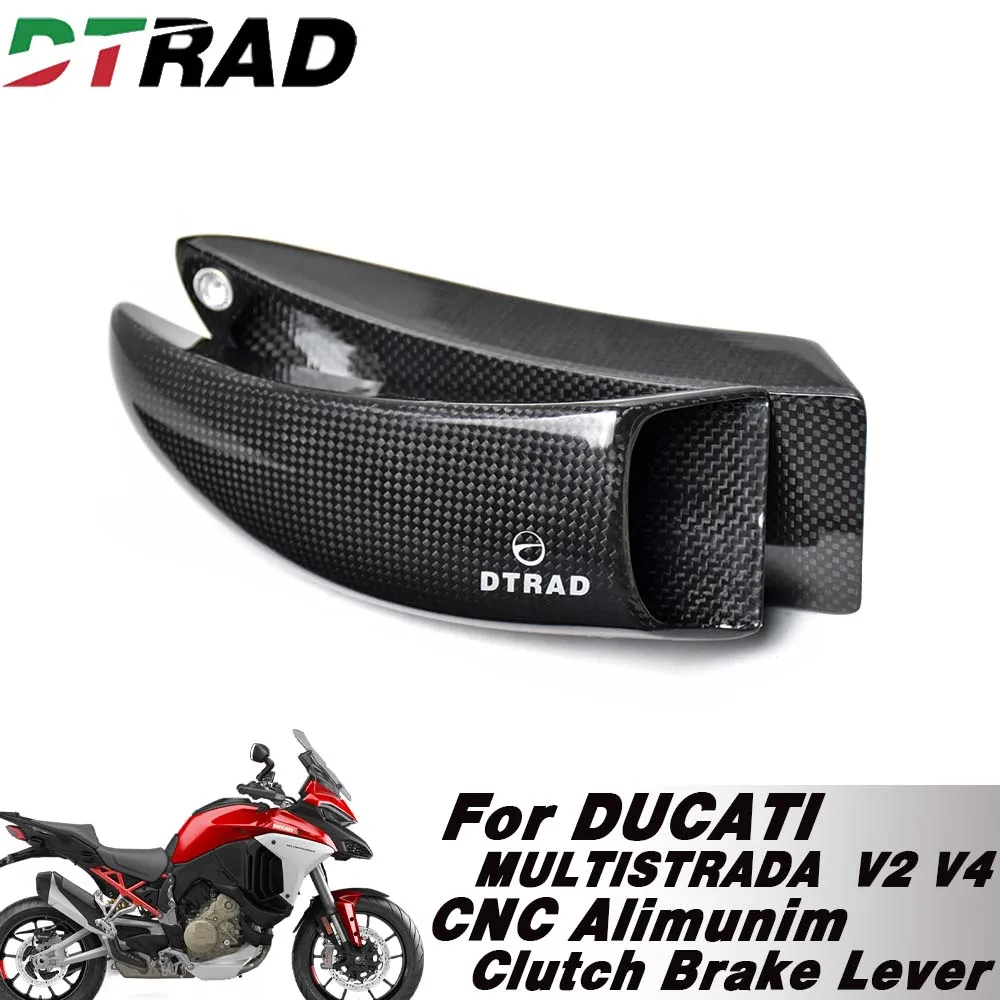 

For DUCATI MULTISTRADA V2 V4 PIKES PEAK 950 S 1200 Enduro Touring Carbon Fiber Brake Disc Intake Cooling Ducts Cailper Channel