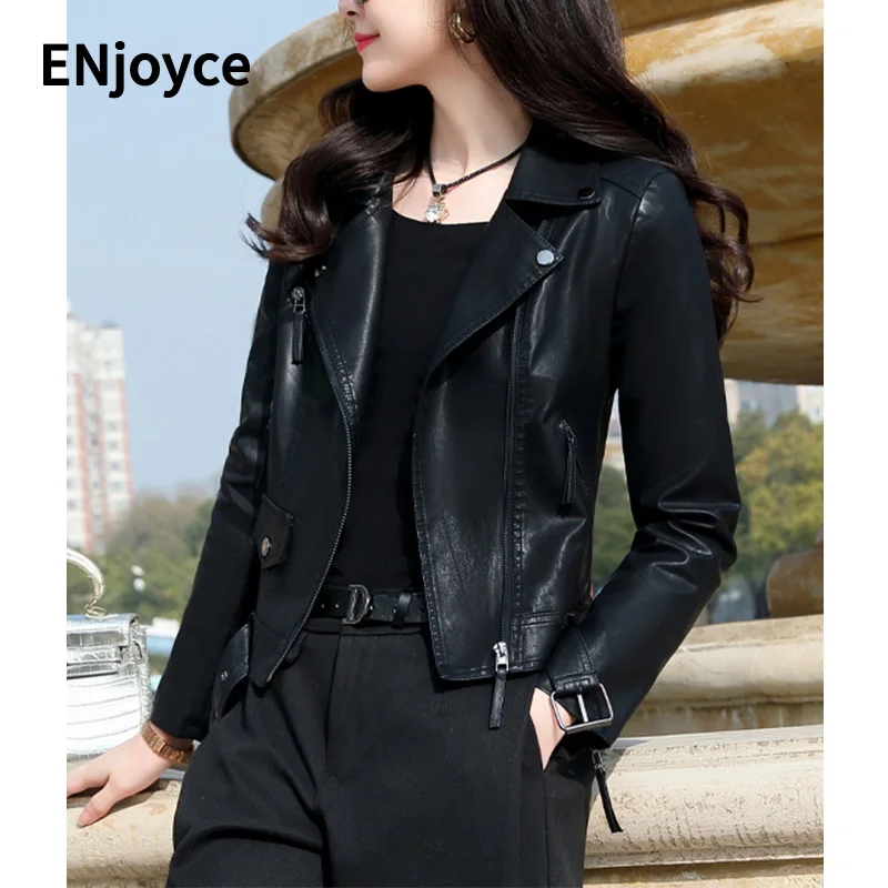2023-spring-women-vintage-black-washed-leather-jackets-female-fashion-short-motorcycle-biker-jacket-coats-outerwear