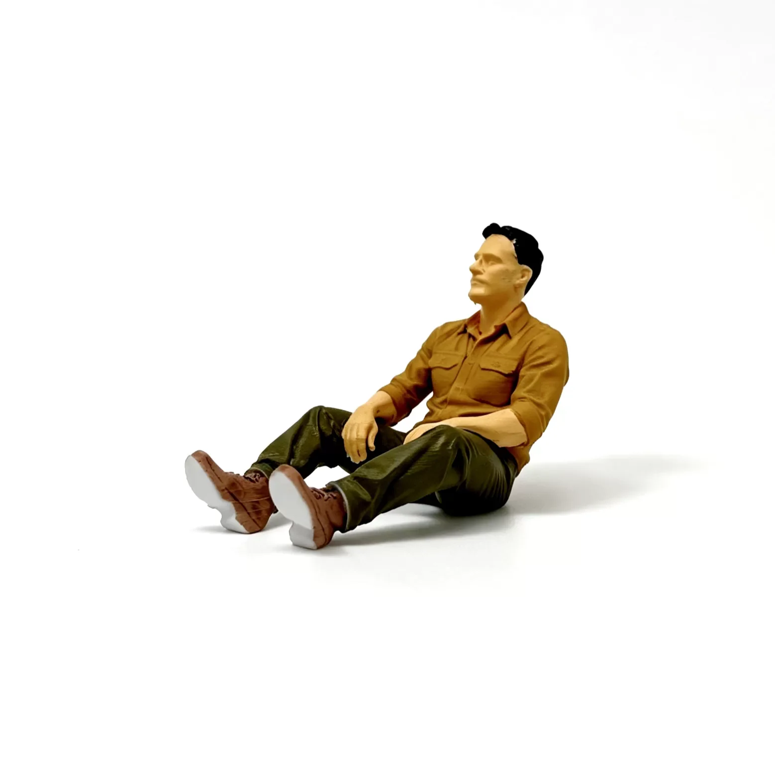 3D Printed Figure Driver Decor For D1RC Rainforest Chariot 1/10 RC Crawler Interior Simulation Ornament RC Car Upgrade Parts