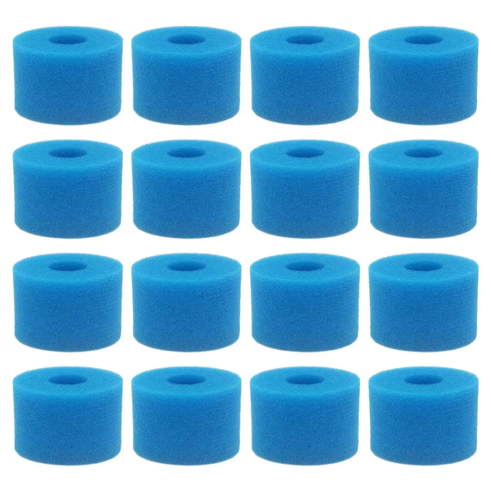 16Pc for Pure Spa Reusable Washable Foam Hot Tub Filter S1 Type