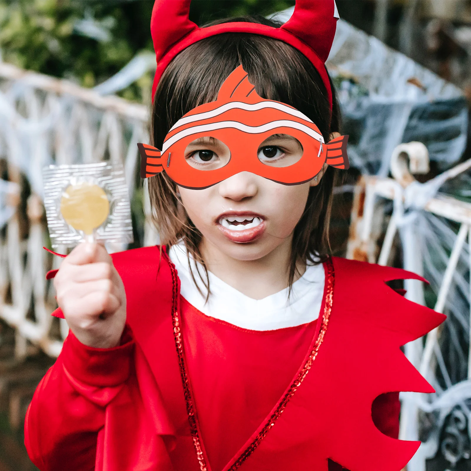 

10 Pcs Halloween Mask Cosplay Animal Masks under The Sea Costumes for Kids Ocean