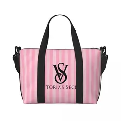 Venda quente-Victoria-Like-Secret-Style Grande Capacidade Bolsa de Viagem Tote Grande Capacidade Weekender Gym Sport Holdall