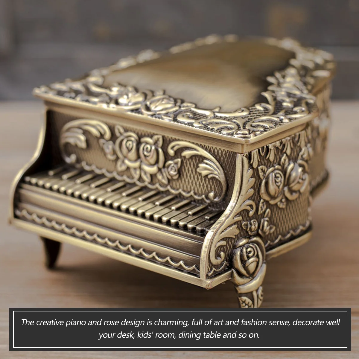 Trinket Box Vintage Jewelry Case Creative Metal Ornament Home Decor Gift Trinket Box Home Ornament Jewelry Case