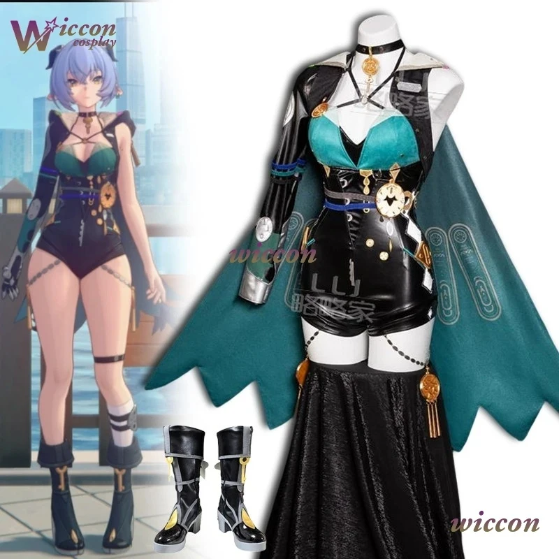 g'7,n\5;e,8\v,5/Uniforms ZZZ Lucia Elowen Cosplay Women Girls Spook Shack Ryushia Erouen Costume Wig Zenless Zf;4'v.7/n\ view 2
