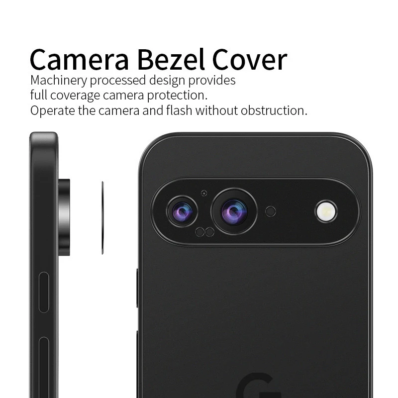 Penutup pelindung kamera aluminium, untuk Google Pixel 9 Pro XL 5G tutup casing cincin lensa logam Pixel9 Pixel9Pro Pixel9ProXL film Aloi