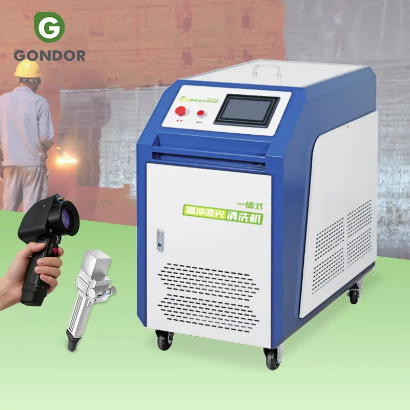 Limpiador Paint Remover 300w 500w 3000w Fiber Pulse Portable Cleaner Rust Removal Laser Cleaning Machine