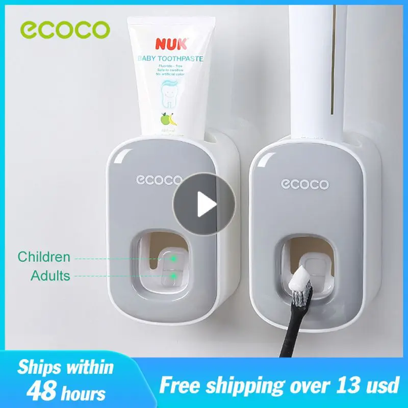 Bathroom Supplies Innovative Hands-free Convenient Sanitary Save Time Automatic Toothpaste Squeeze Holder Creative Extruder