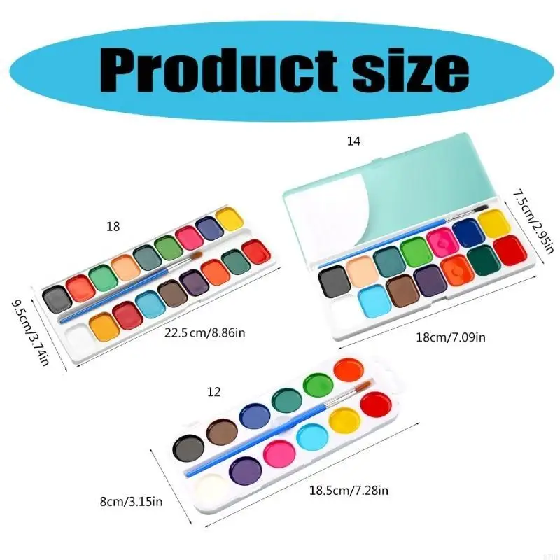 Washable Watercolor Paint and Valentines Day Cards Set For Kid Student Classroom