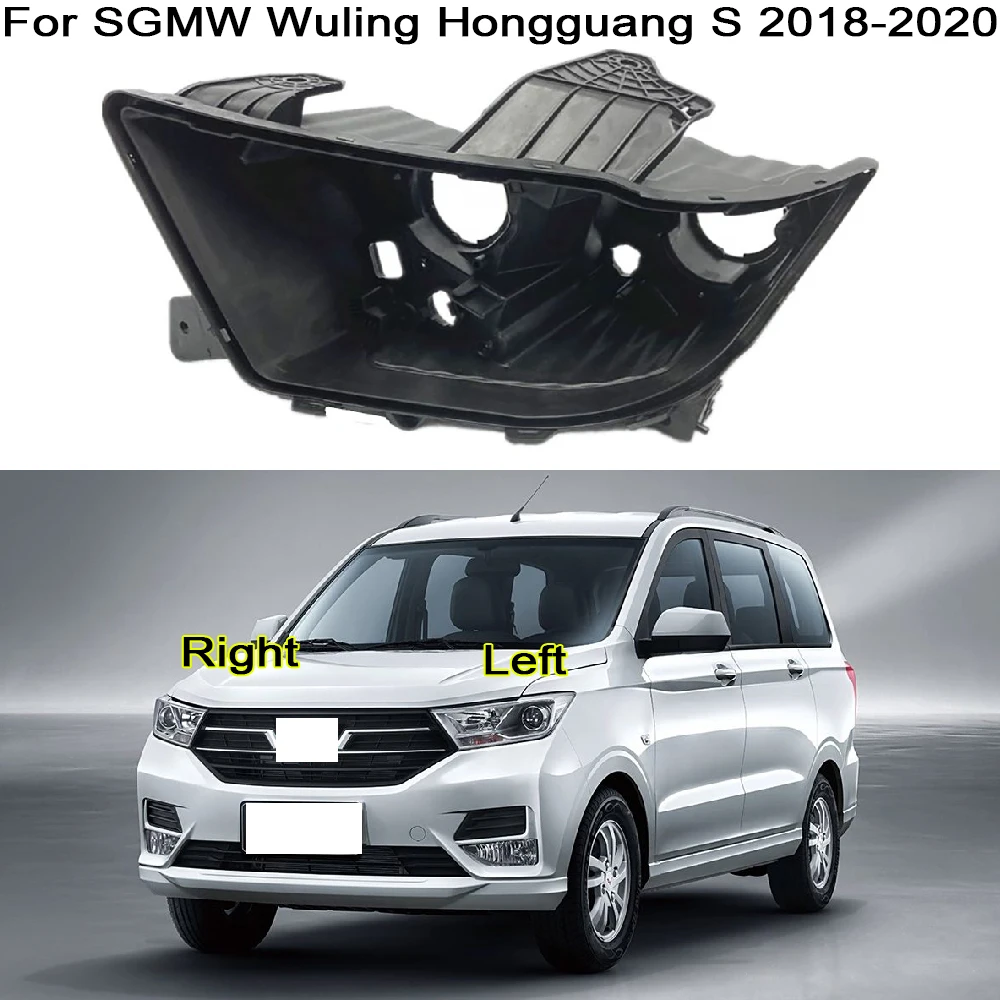 

For SGMW Wuling Hongguang S 2018-2020 Front Headlight Base Cover Head Light Back Lid Head Lamp Back House Headlamp Rear Shell