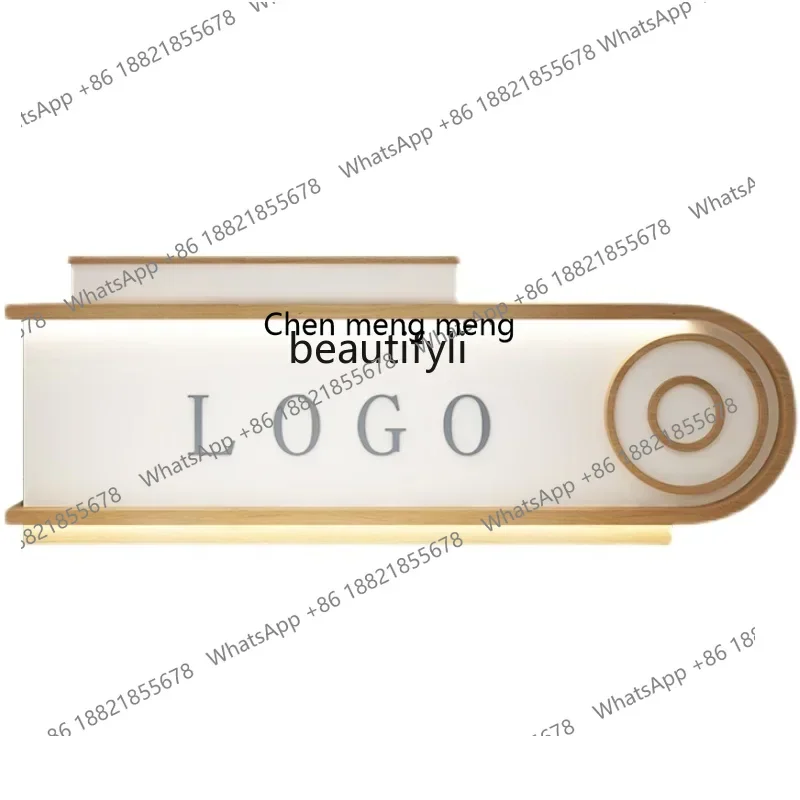 zxModern Simple Clothing Store Cashier Small Shop Hair Salon Bar Beauty Salon Reception Desk