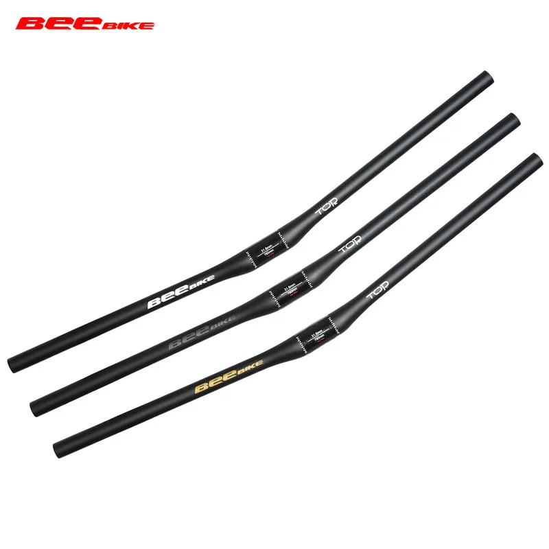 BEE BIKE MTB carbon fiber mountain bike handlebar 31.8mm bicycle straight handlebar, 760mm long, 9 ° backward