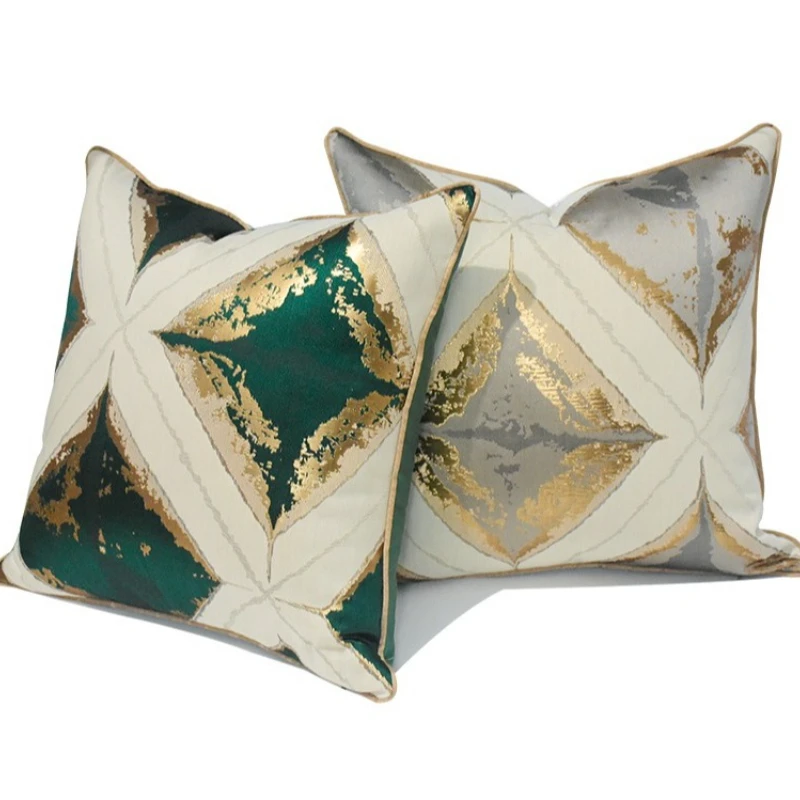 Luxury Jacquard Cushion Cover Modern High Precision Sofa Pillow Case for Living Room Decor 50x50cm 40x60cm Home Decorative