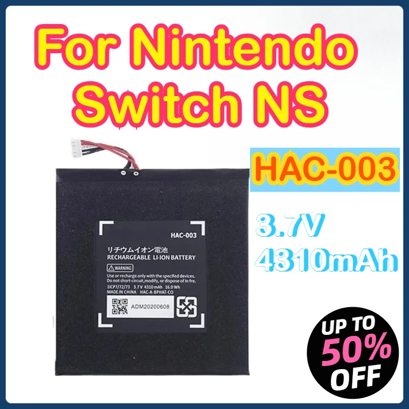 4310mAh HAC-003 HAC003 Nuova batteria ricaricabile per HAC 003 NS Switch Console di gioco HAC-001 4310mAh batterie