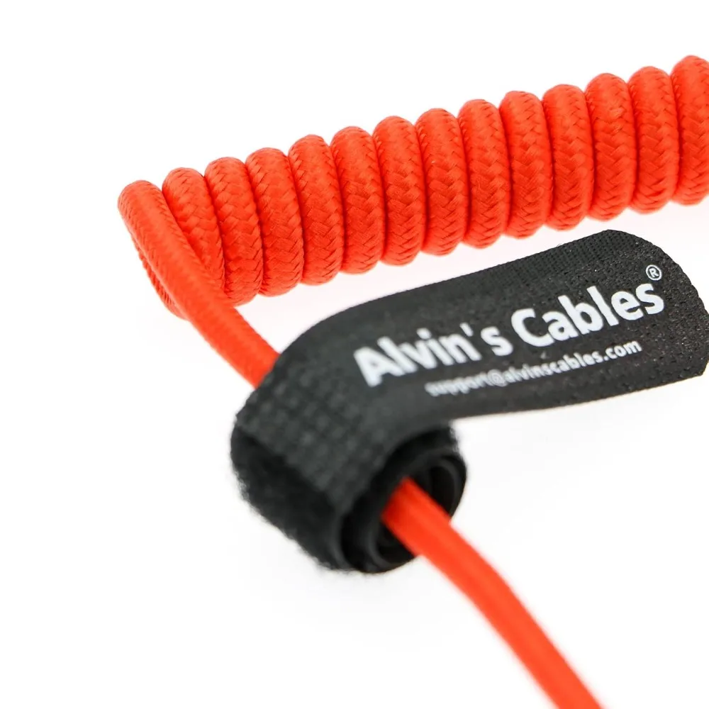 

Alvin's Cables 8K 2.1 HDMI High Speed Straight to Left Angle Braided Coiled Cable for Atomos Ninja V, Portkeys BM5