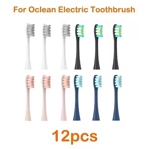 For Oclean X/ X PRO/ Z1/ F1/ One/ Air 2 /SE Sonic Electric Toothbrush Replacement Brush Heads DuPont Soft Bristle Clean Nozzles