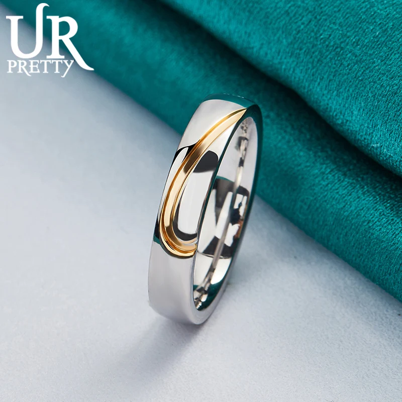 

Женское и мужское кольцо из серебра 925 пробы с подвеской 7-10 #