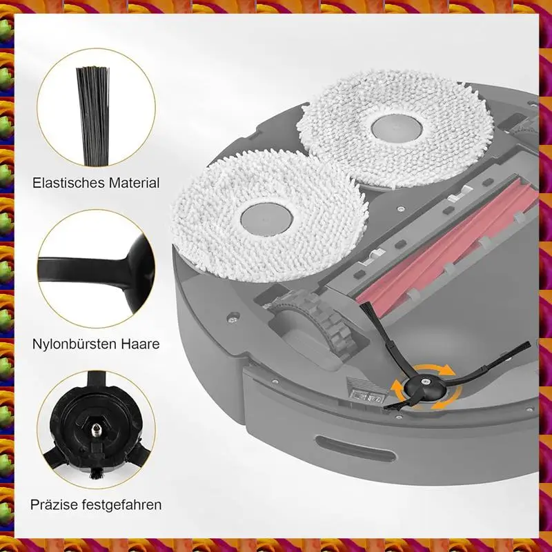 Aimee الأسطوانة الجانب فرشاة كيس لجميع الغبار الملحقات تصفية ممسحة القماش قطع الغيار ل Xiaomi Roborock Q Revo /P10 جهاز آلي لتنظيف الأتربة