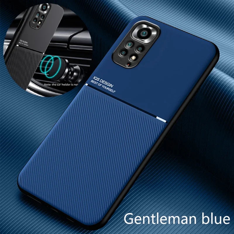 

Автомобильный чехол с магнитным держателем для Redmi 12C Note 11T 12S 11 Pro Plus 4G 5G, противоударный мягкий силиконовый защитный чехол на заднюю панель