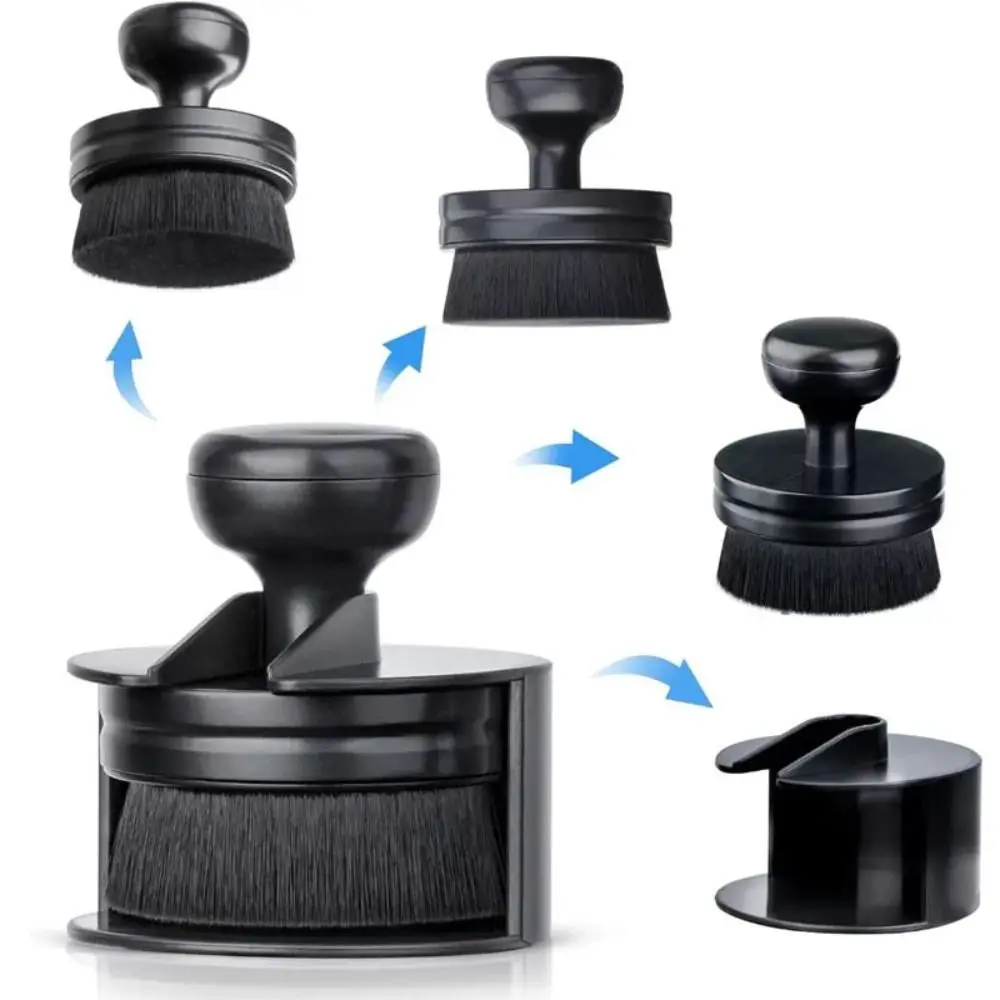 New High-Density Car Tire Polishing Brush with Stand Soft Car Tire Brush Auto Detail Brush for Tire Polish Wax Care