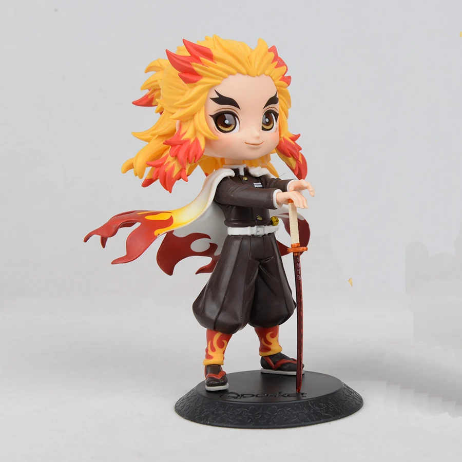 オリジナルバンプレストq posket悪魔特効rengoku kyoujurouアニメアクションフィギュアグッズモデルおもちゃギフト子供のための