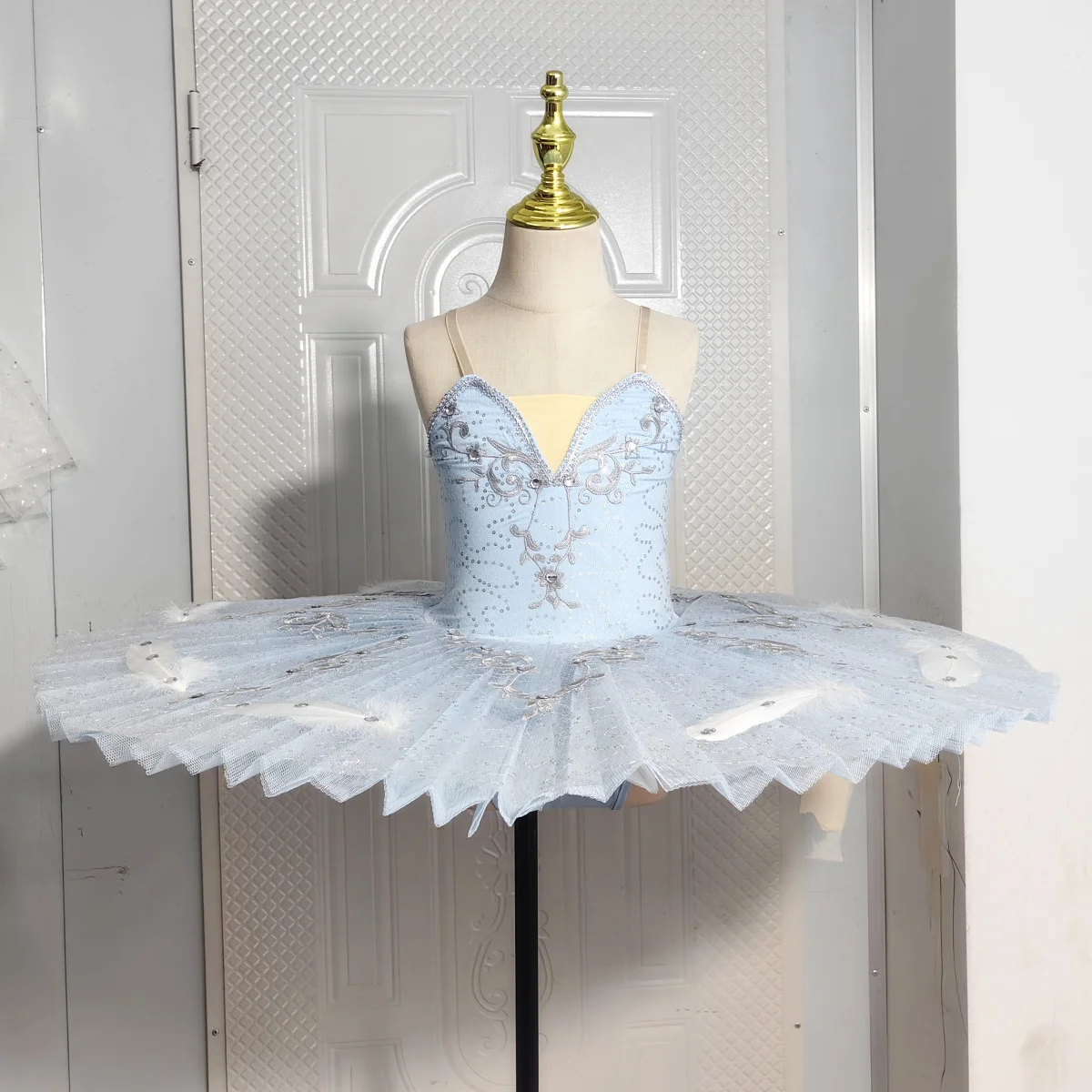 Children\'s Blue Bird Ballet Dress Performance Dress Girls\' Ballet Puffy Dress TUTU Skirt Stage Performance Clothing Professional