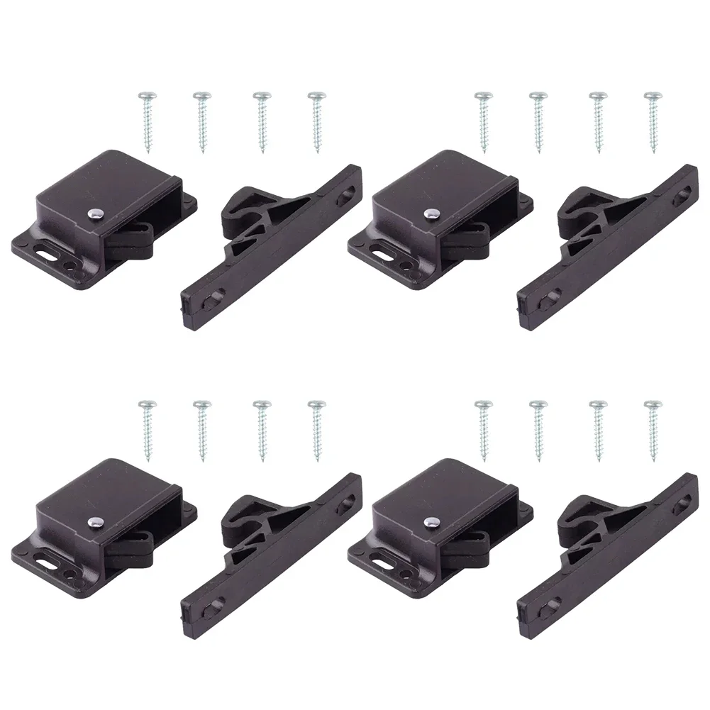

4 Sets Rv Cabinet Latch Drawer Grabber Catch Safety Proof Latch For RV 2024 Hot Sale Brand New And High Quality