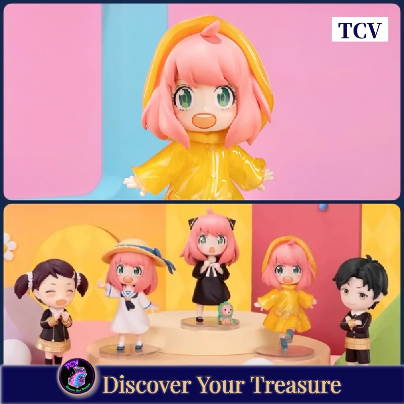 

Tcv Popmart Spy Family Anya'S Daily Life Dlc Series Blind Box Фигурка Коллекционное украшение Игрушка Кукла Mystery Box Рождественский подарок
