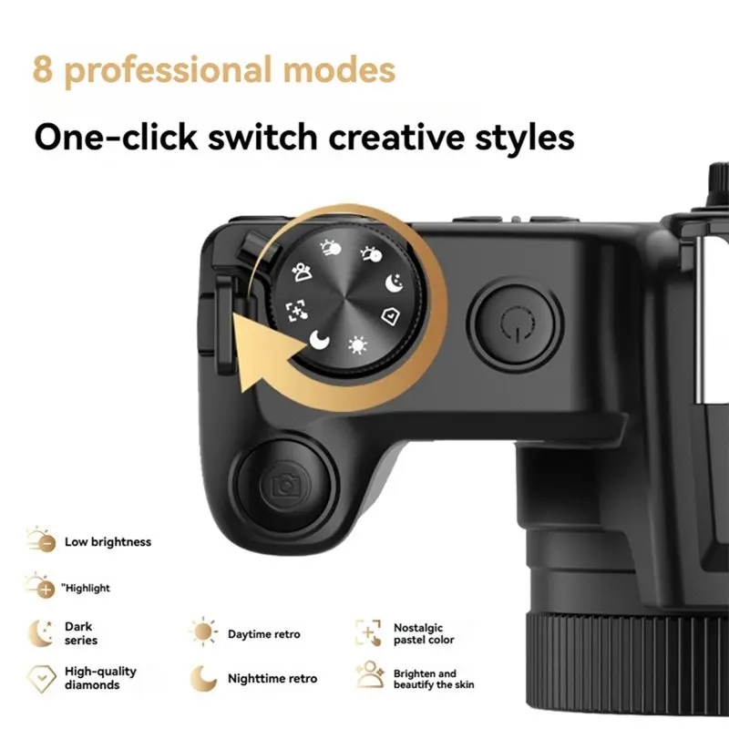 2026 New Digital Camera 4K 68MP 16X Zoom Autofocus Photography Camera With Rotary Viewfinder Fill Light Vlogging Functionality