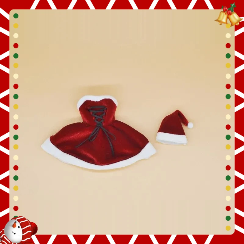 

1/6 Scale Sexy Female Soldier Dress with Hat Model Christmas Set Customized High Elasticity for 12'' Action Figures Body Dolls