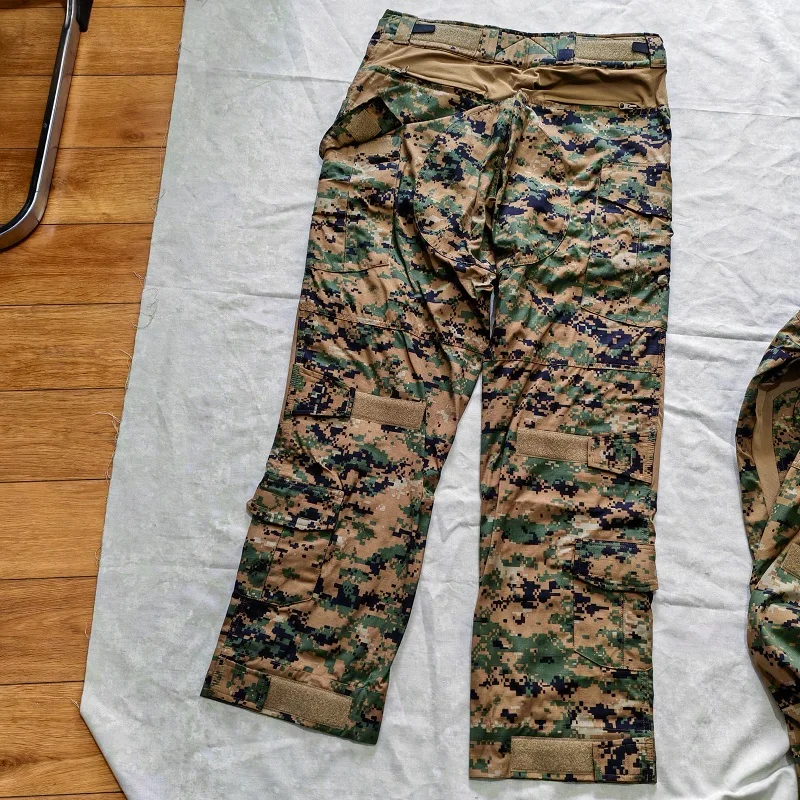 MARPAT Digital Nylon Cotton Brown Stretch Panel G3 Sports Pants image 3