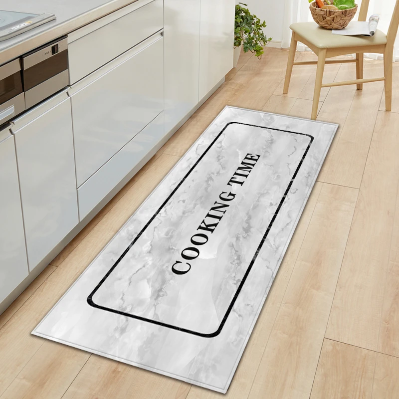 Modern Kitchen Rug Home Living Room Bedroom Floor Decor Long Carpet Hallway Balcony Doormat Bath Entrance Door Non-Slip Foot Mat